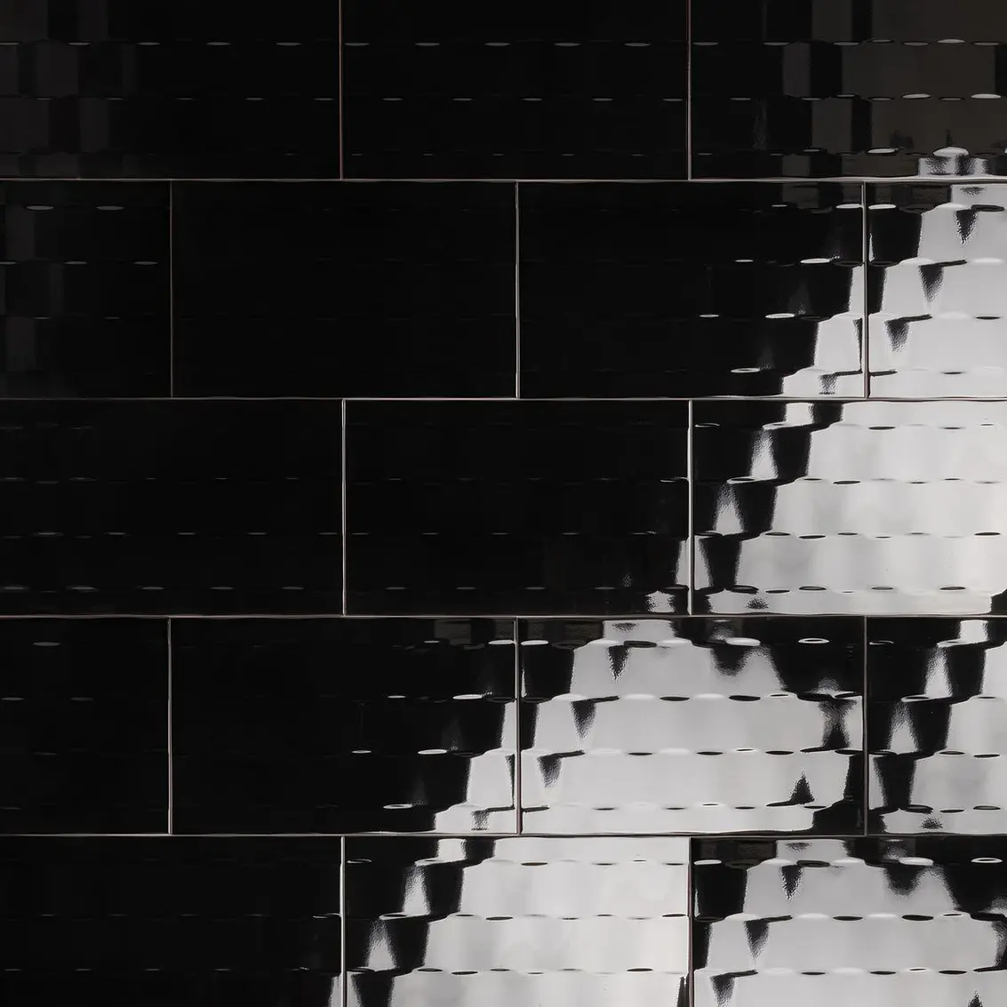 Ceramica Klipen 25X40 Frost Waves Black [1,50 X Caja] 1