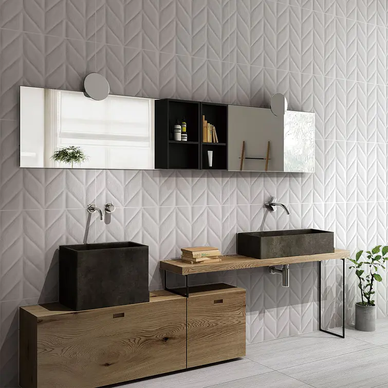 Ceramica Klipen 30X60 Ice Deco Chevron Brillante [1,44 Mt2 X Caja] 6