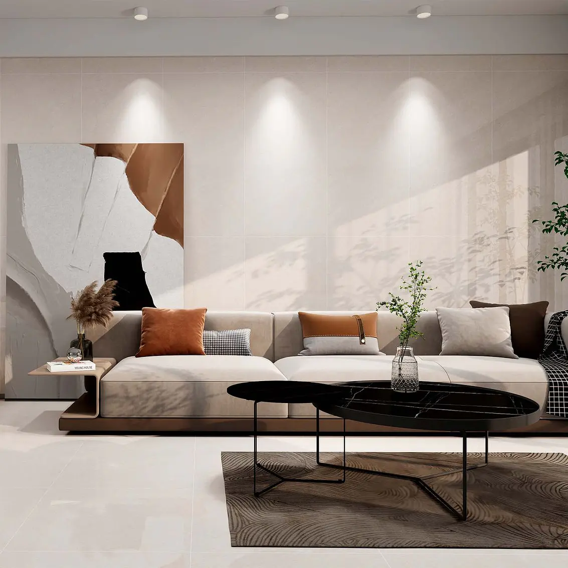 Gres Porcelanato Klipen 60X60 Allegro Ivory Blanco Pulido [1,44 Mt2 X Cj] 2