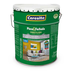 Esmalte Agua P&F Tineta 4Gl Blanco