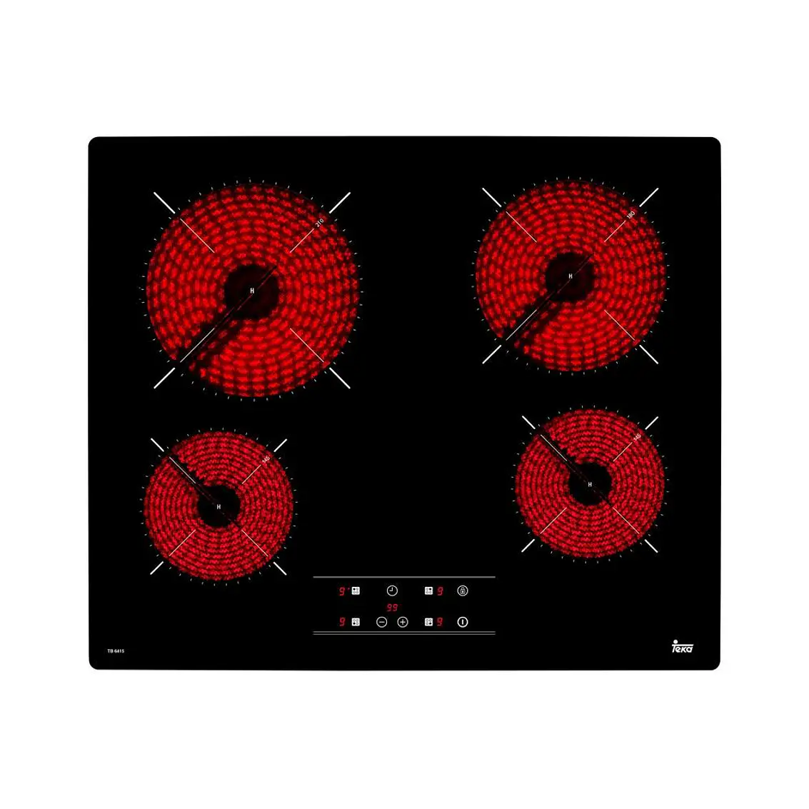 Encimera Teka Vitro Tb 6415 Touch Control 1