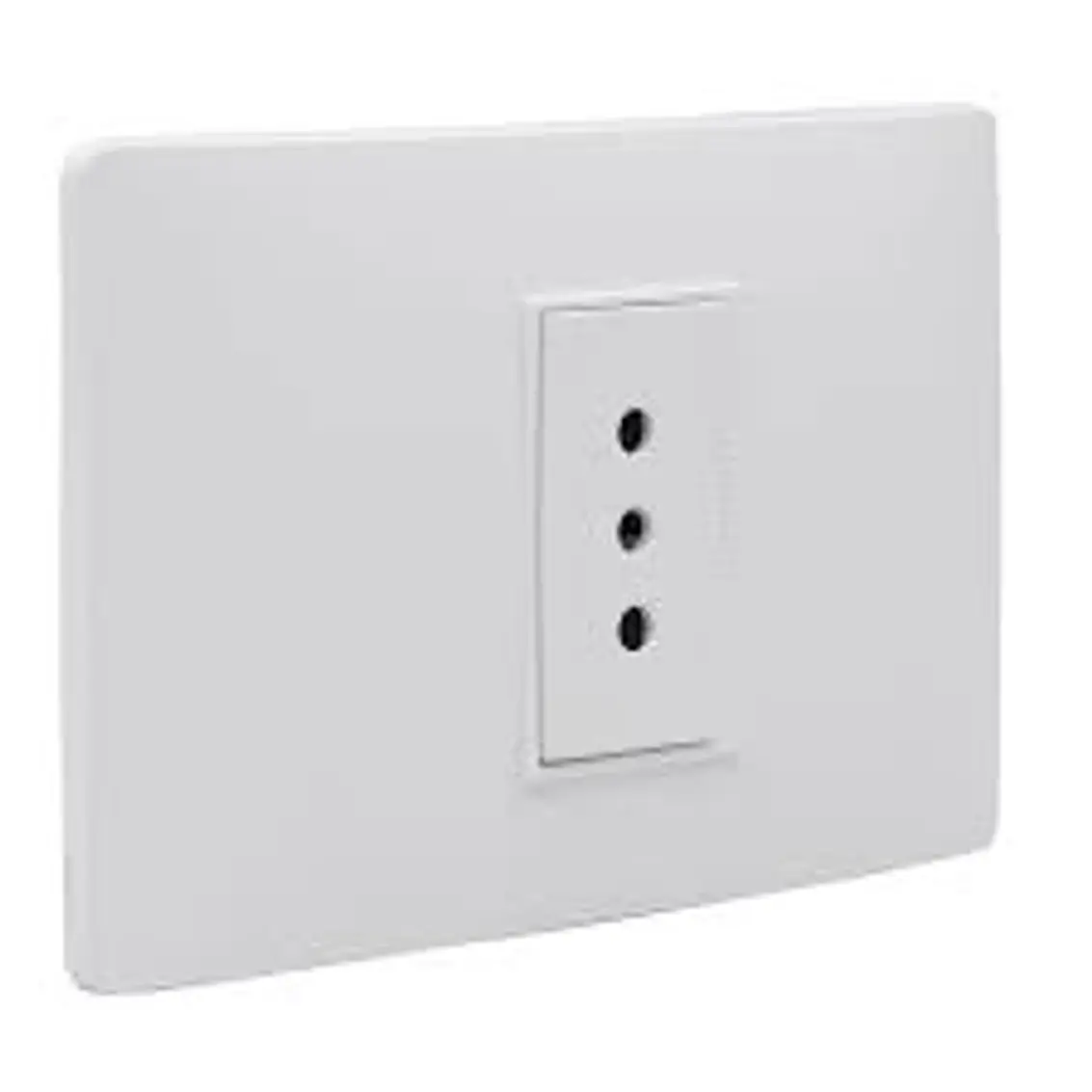 Placa Enchufe Simple 10/16A Blanco 1