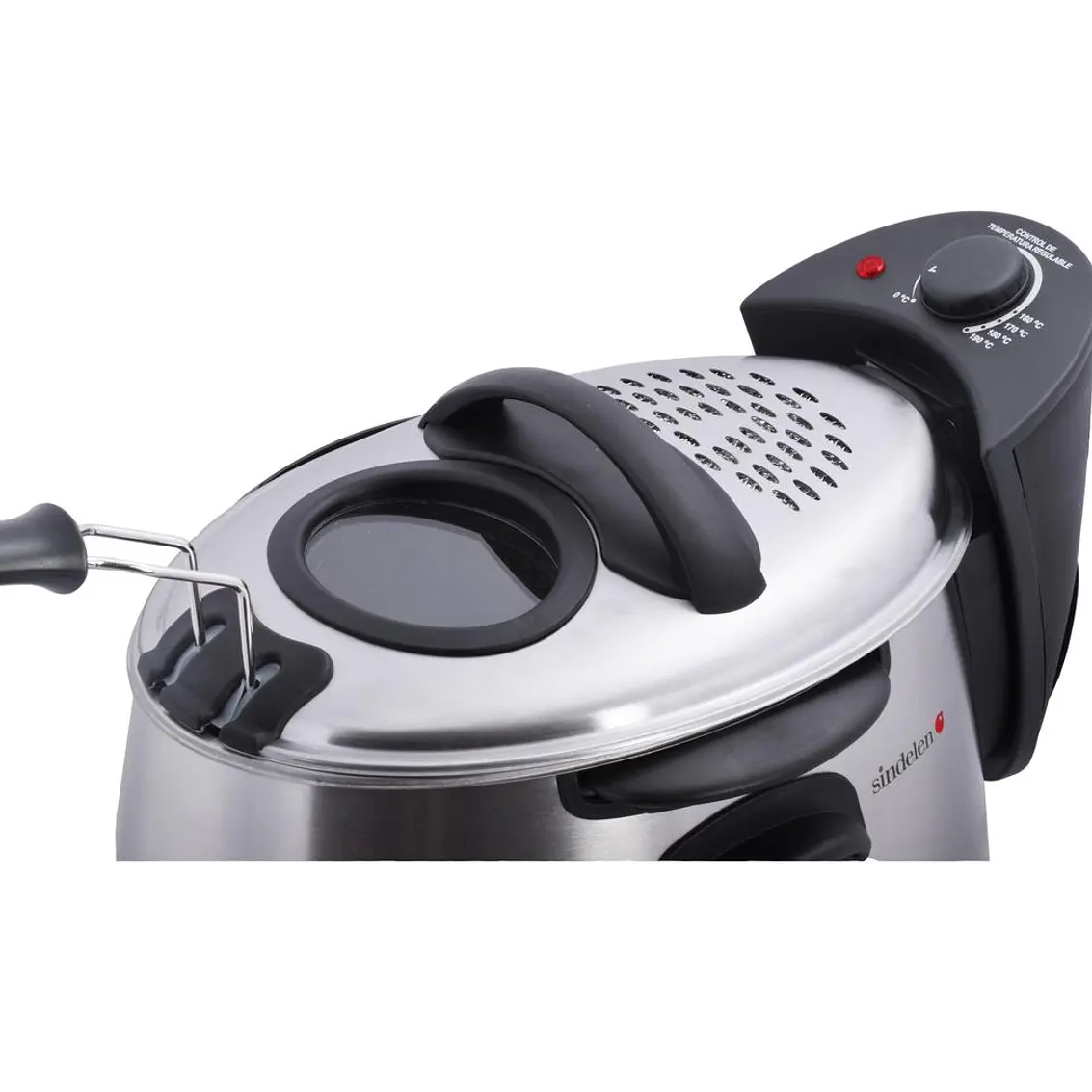 Freidora Electrica Sindelen Fe-4000- Inox 2000 W. 3