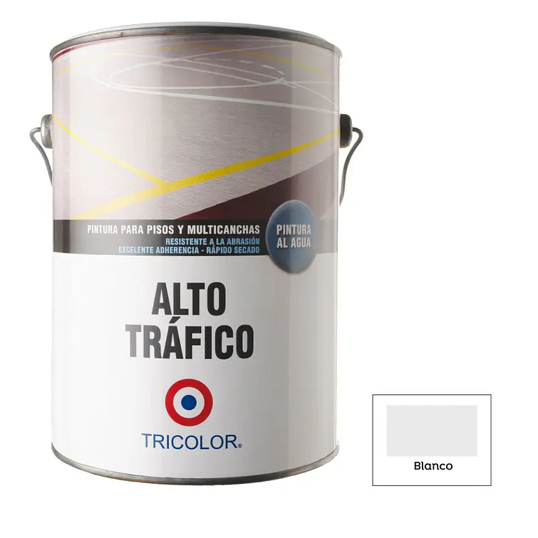 Pintura Tric. Alto Trafico Al Agua Blanca Gl. 1