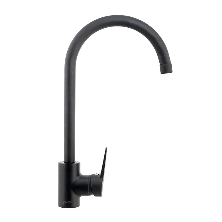 Monomando Lavaplato Arezzo Negro Mate 1