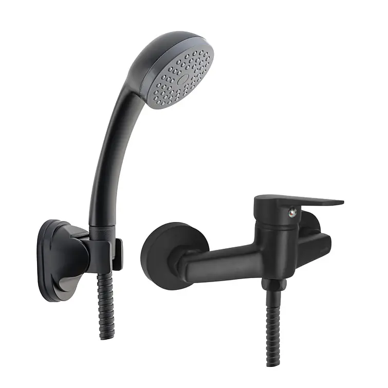 Monomando Ducha Arezzo Negro Mate 1