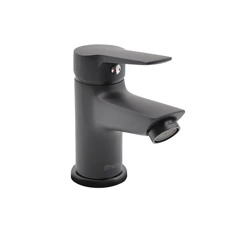 Monomando Lavatorio Arezzo Negro Mate 5