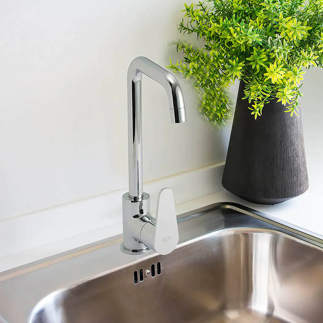 Monomando Lavaplato Dessin Cromo 40Mm 9