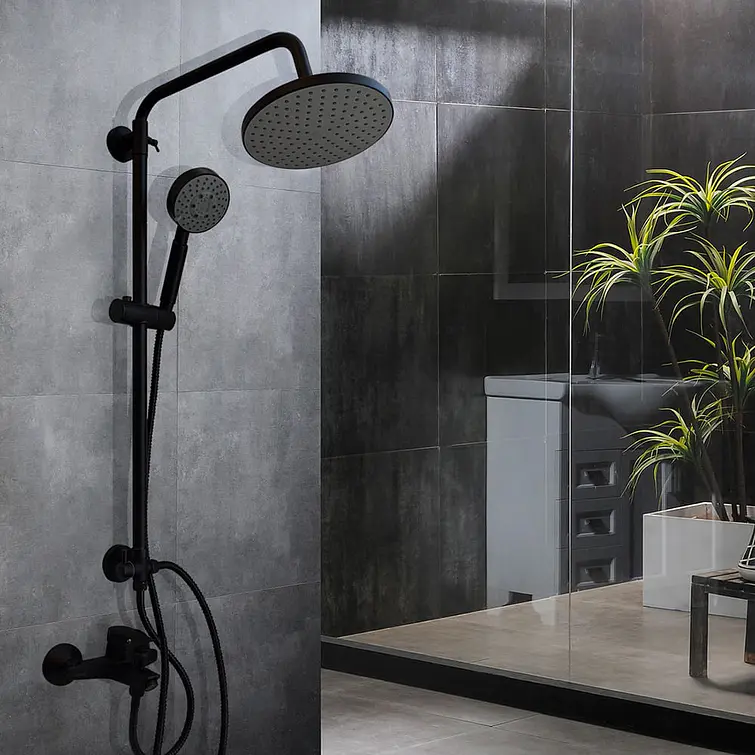 Columna Ducha Venti Negro Matte 3