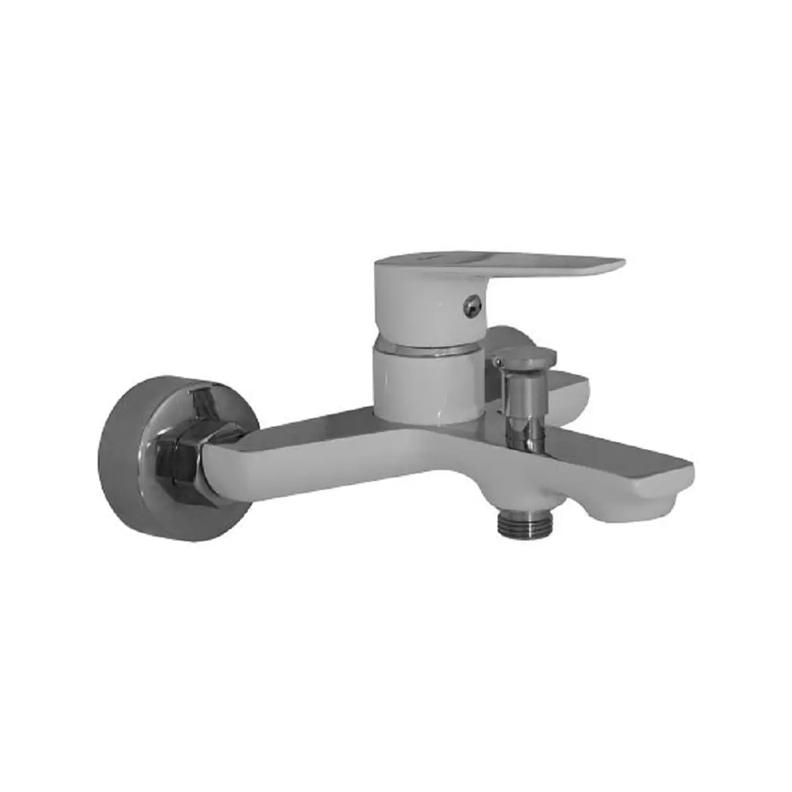 Monomando Tina Ducha Duo Bianco 1