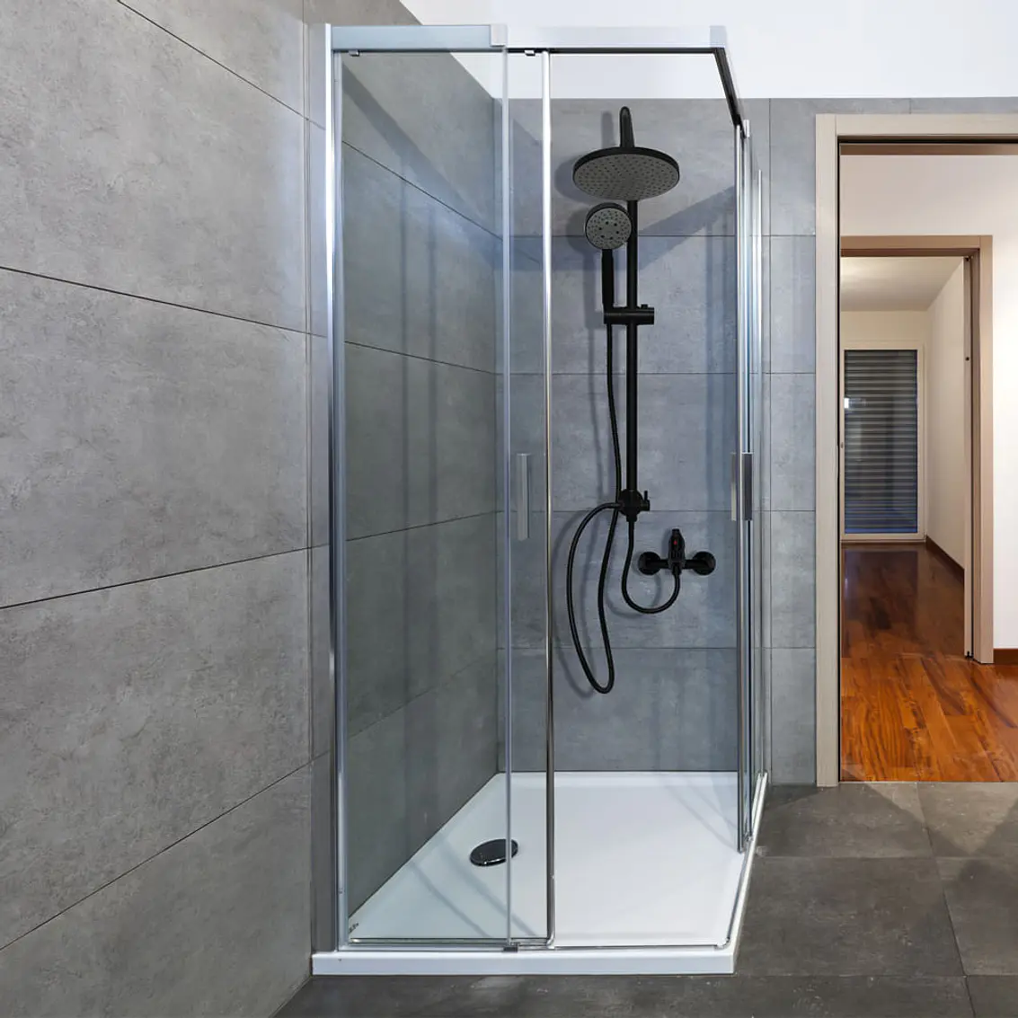 Columna Ducha Venti Negro Matte 4