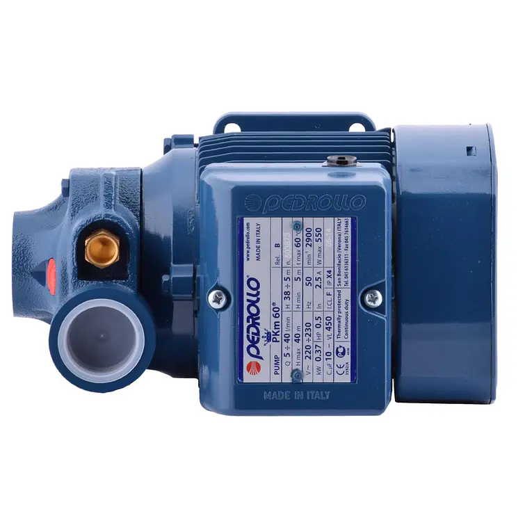 Electrobomba Pedrollo Pkm 60-1  0,5 Hp 220V 3