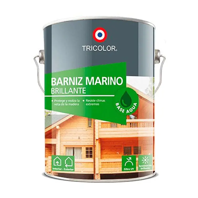 Barniz Marino Base Agua Tric. Gl. Natural 1