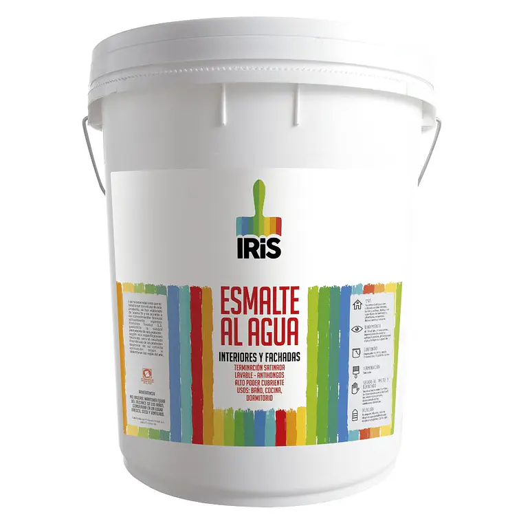 Esmalte Al Agua Iris Tineta Blanco 1