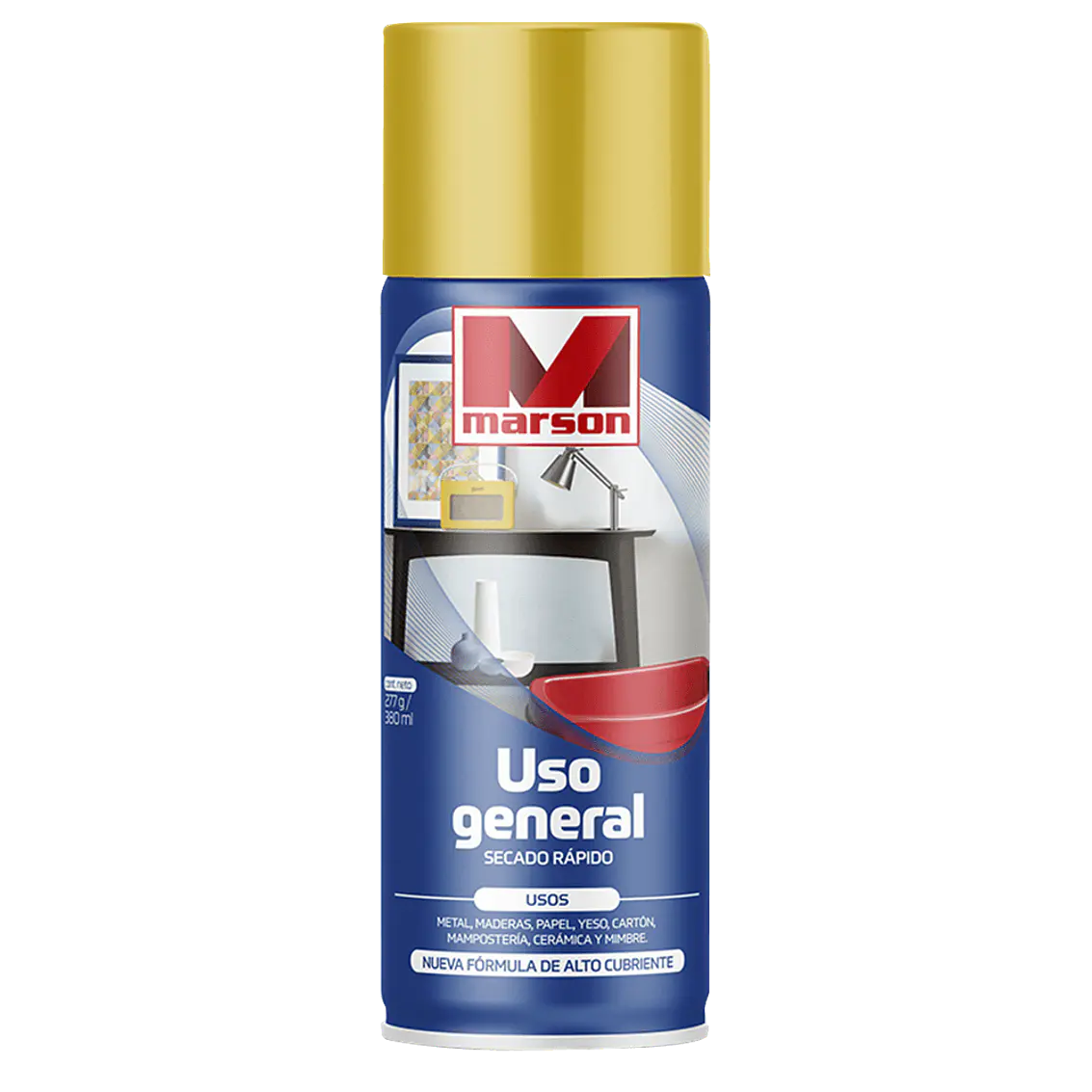 Esmalte Spray Marson Amarillo 1