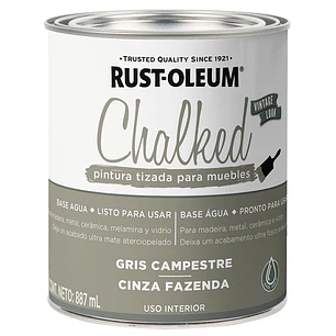 Pintura Tizada Chalked Gris Campestre 0,887L