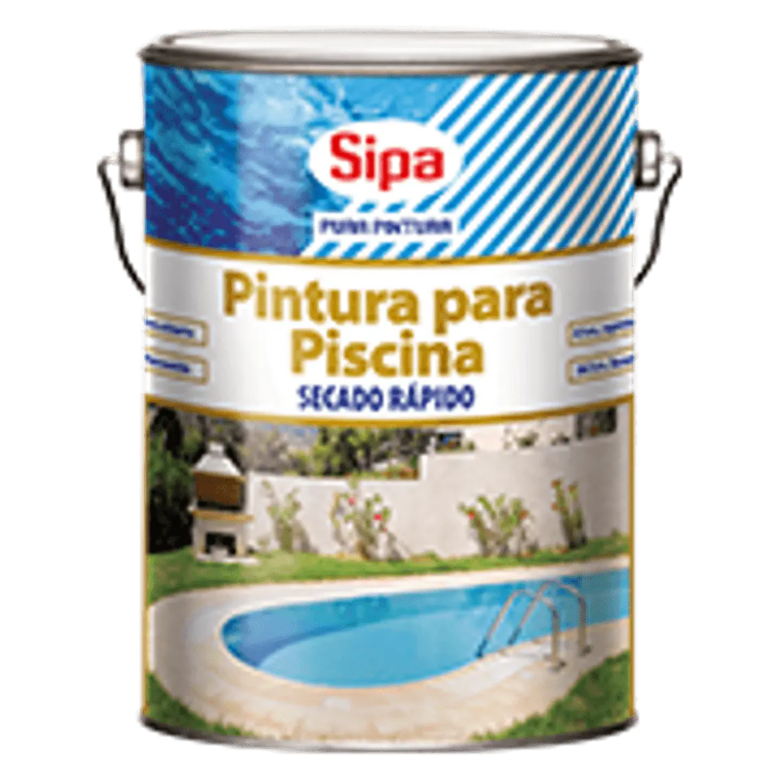 Pintura Piscina Secado Rapido - Celeste Gl. 1