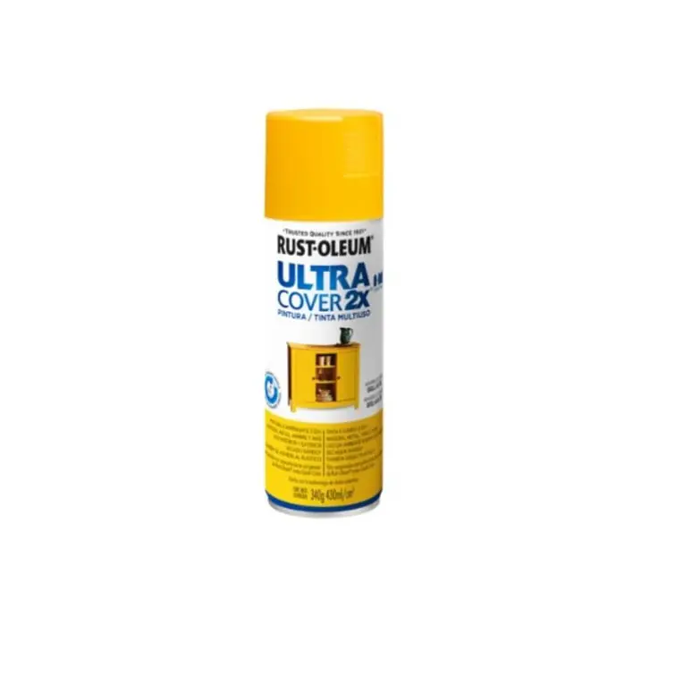 Pintura Spray Ultra Cover2X Amarillo Oro Brill.340 Gr 1