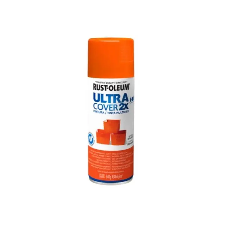 Pintura Spray Ultra Cover2X Naranja Brill.340 Gr 1