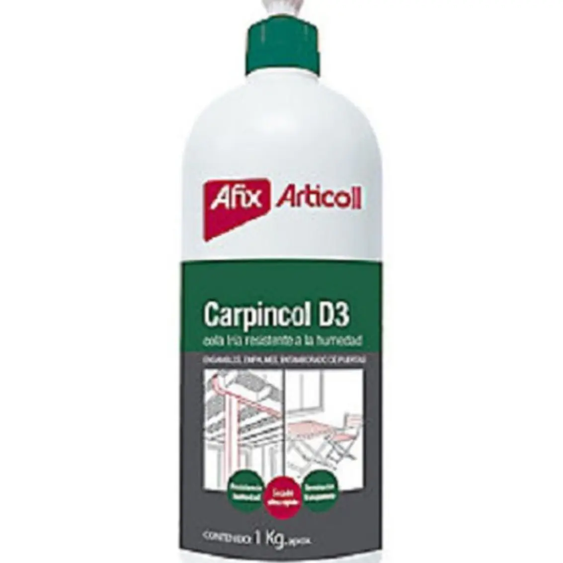 Cola Fria Afix Carpincol D3 Botella 1 Kg. [Humedad] 1
