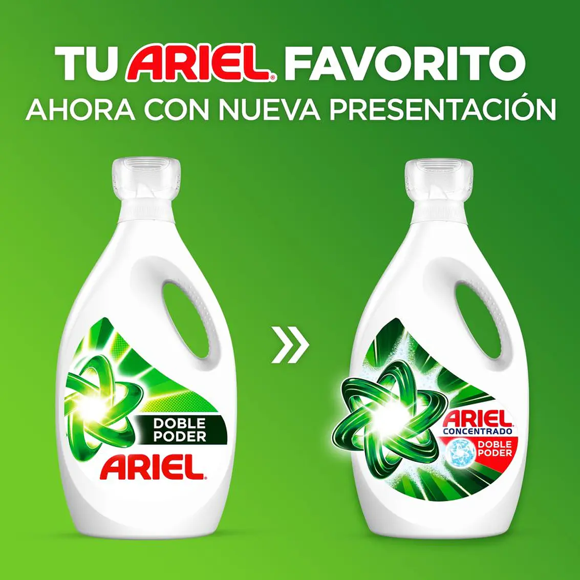 Detergente Ariel Doble Poder Liquido 1.8 L 2