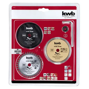 Kit Mini Hojas Sierra Circular Einhell 5-Ple