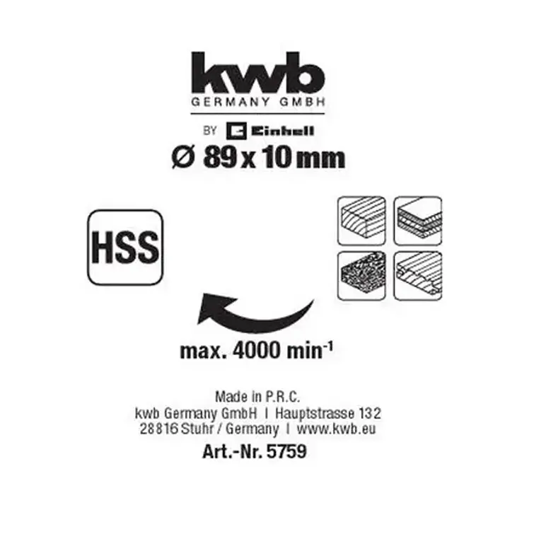 Kit Mini Hojas Sierra Circular Einhell 5-Ple 3