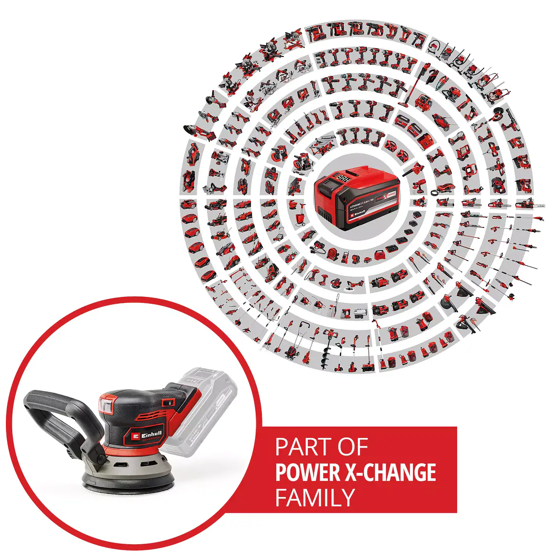 Lijadora Rotorbital Inalambrica Einhell 6000 – 24000 Rpm 3