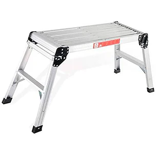 Escalera Plataforma Aluminio 76X50 Cm