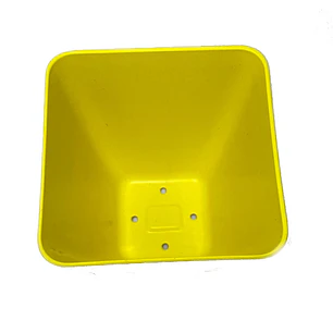 Macetero Bio Cuadrado Amarillo