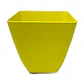 Macetero Bio Cuadrado Amarillo - Miniatura 4