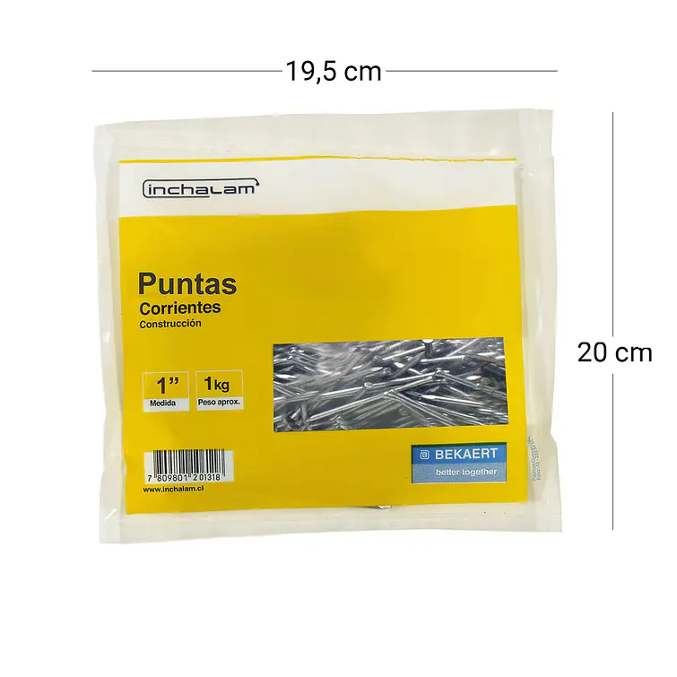 Puntas De 1 Bolsa 1Kg. (Clpta0250156002) Inchalam 6