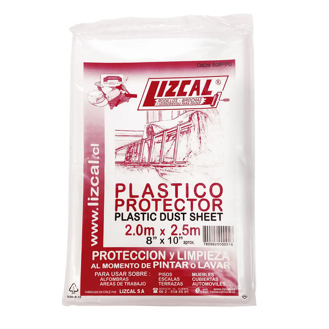 Protector Plastico 2Mt X 2,5 Mt [5M2] 1