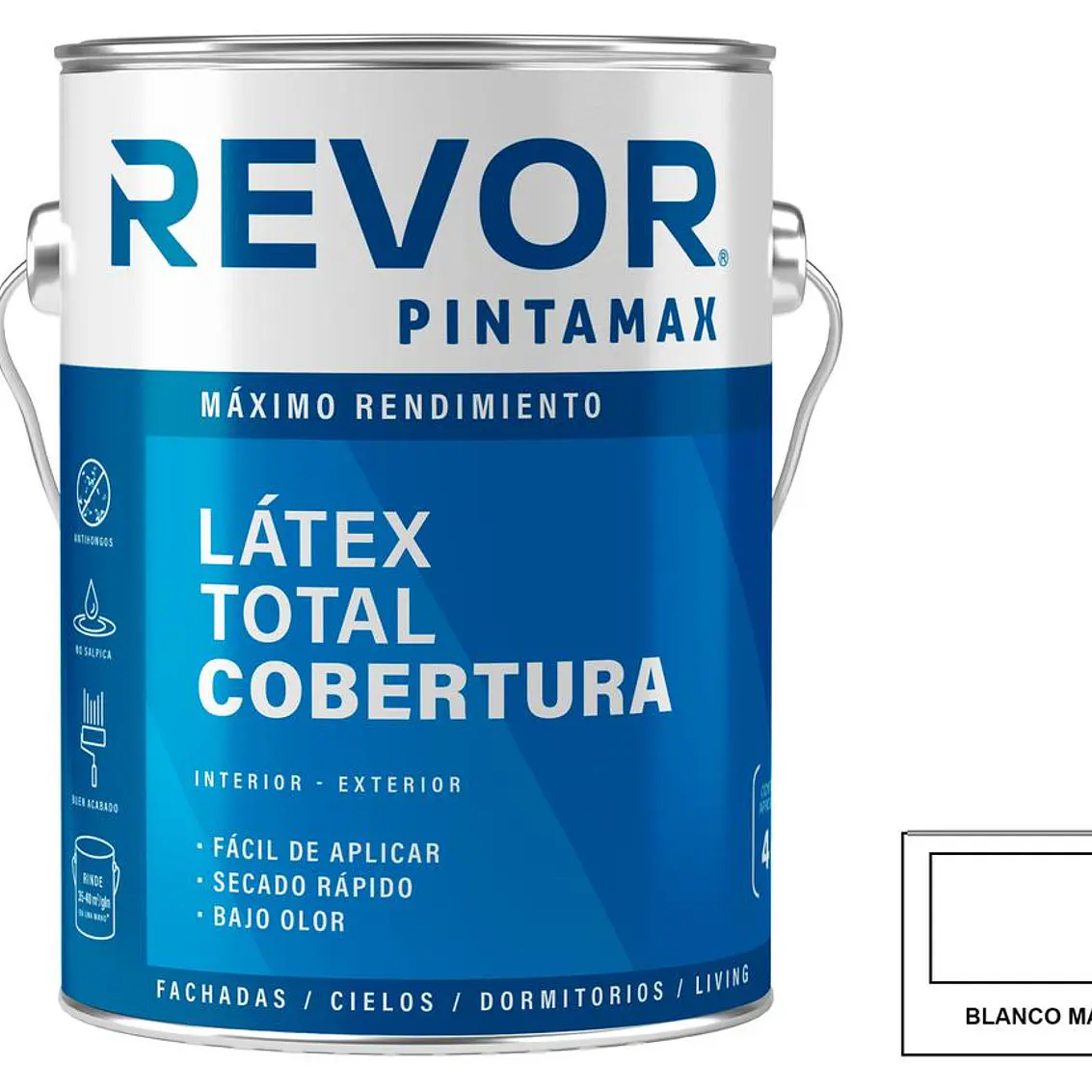 Latex Pintamax Gl Blanco Revor 1