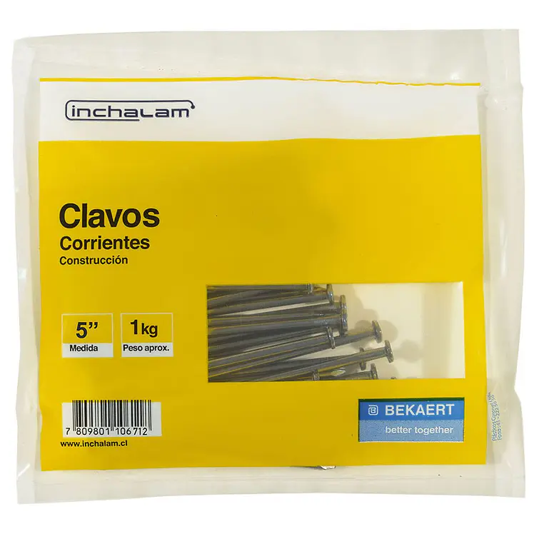 Clavos  5  Bolsa 1 Kg (Clcte1250510000) Inchalam 4