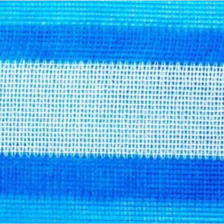 Malla Rachel Franj. 80% Azul/Blanco  2.10 X 5 Mts 1