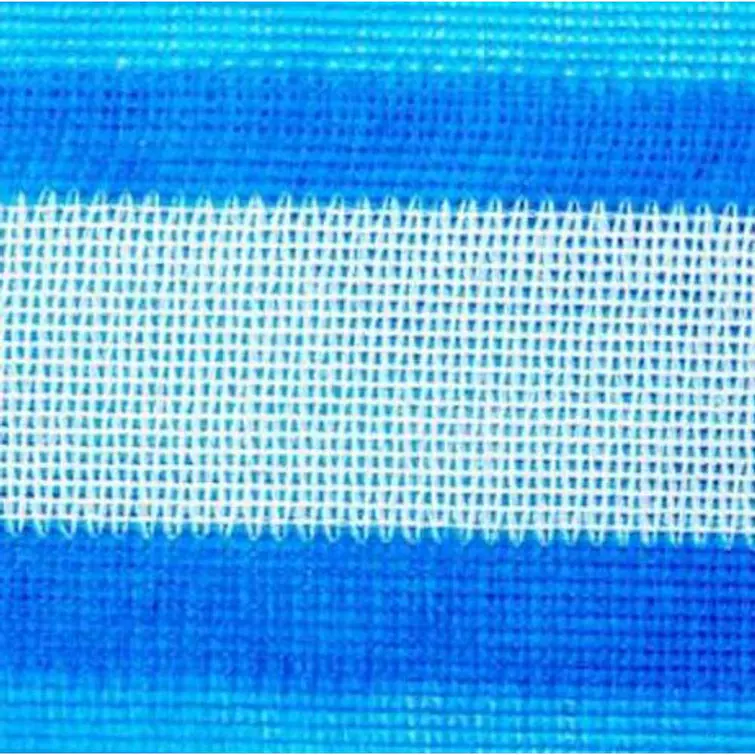 Malla Rachel Franj. 80%  Azul/Blanco 4,20 X 5Mts 1