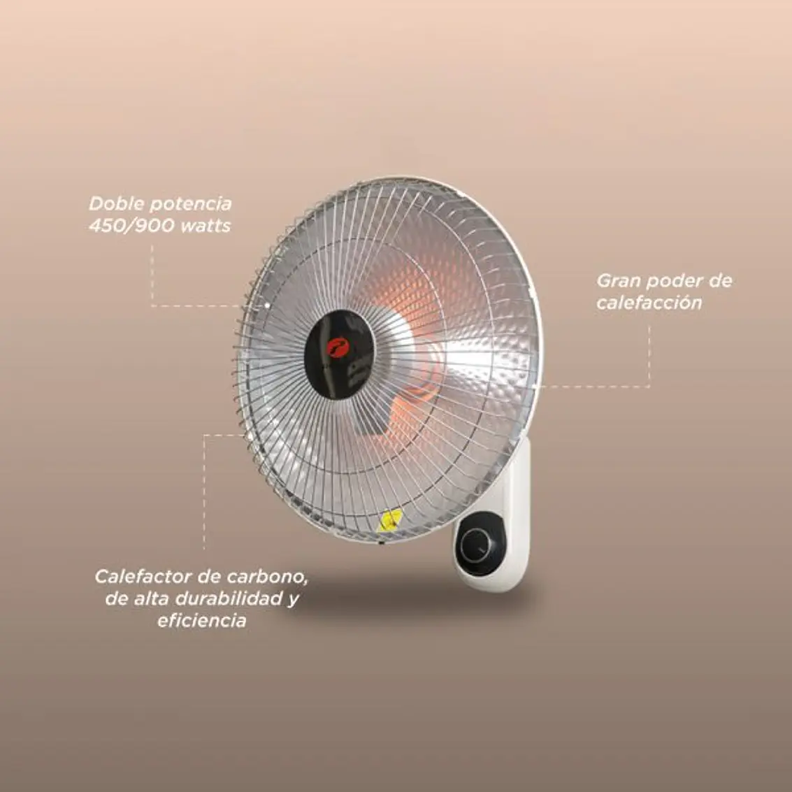 Calefactor Radiador Candens 450W/900W 1
