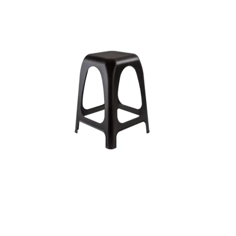 Banquito Apilable Taly Negro 1