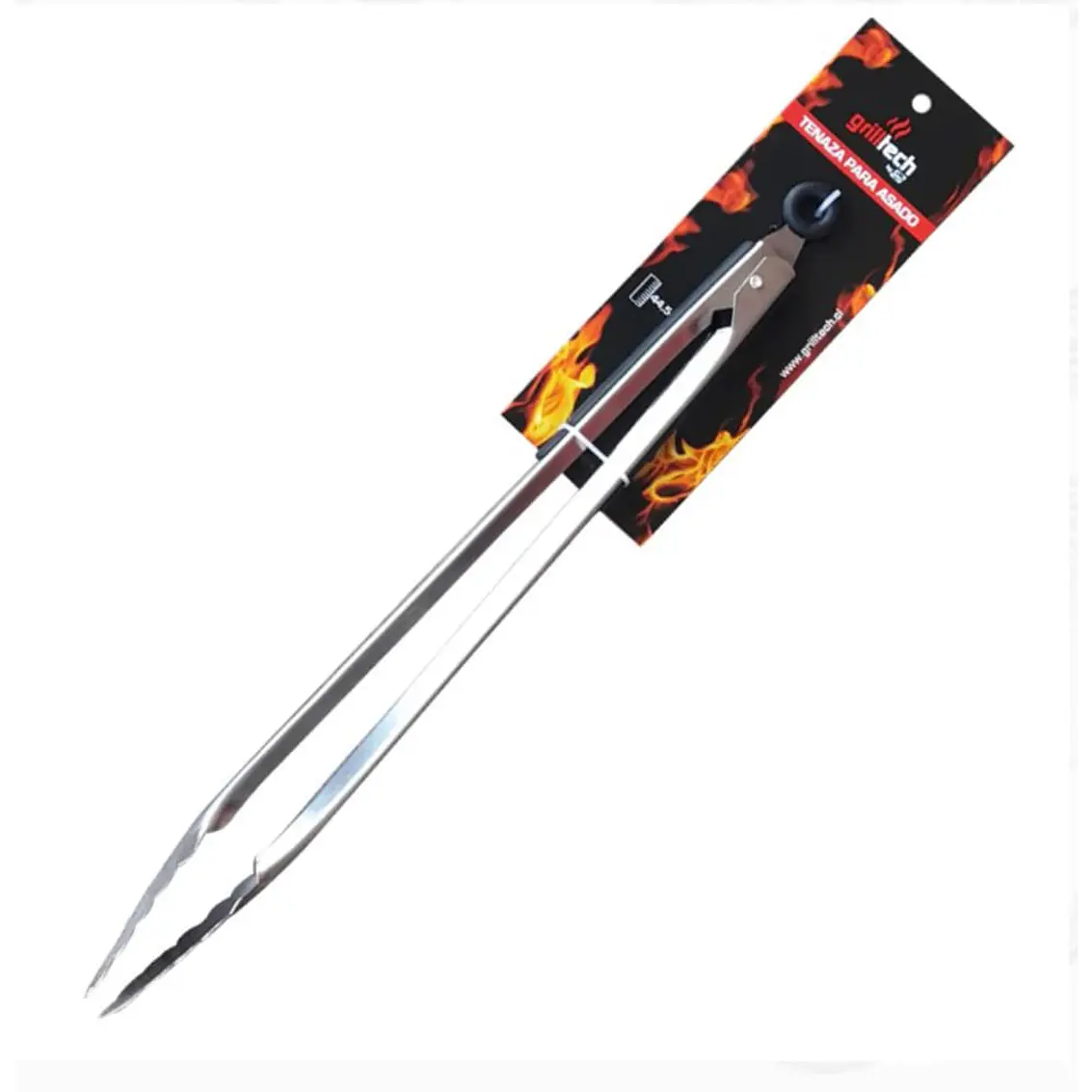 Tenaza Larga Inox. Parrillera Grilltech Lioi 1