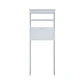 Mueble Baño Blanco Wc Ahorrador Espacio 63X28X160Cm - Miniatura 1