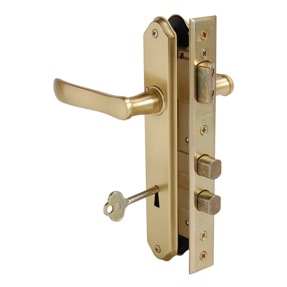 Cerr. C/Guarnicion Embutir Bronce Satinado 1