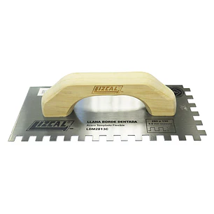 Llana Metalica Dentada Tipo C 280X130Mm
