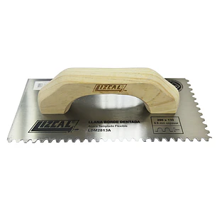 Llana Metalica Dentada Tipo A 280X130Mm