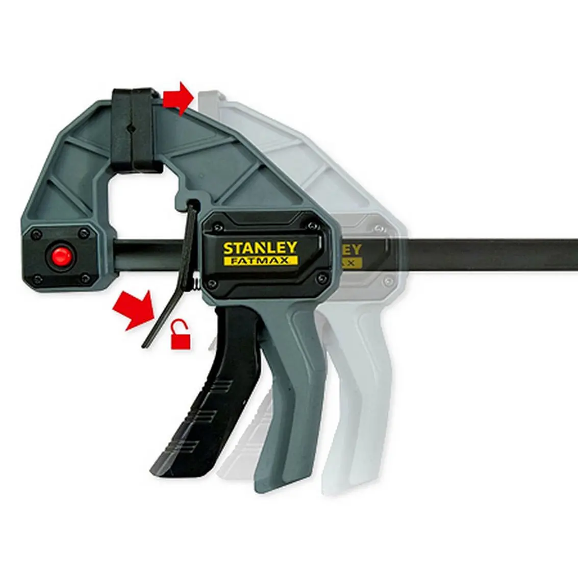 Prensa Carpintera Stanley 900Mm C/Gatillo #Fmht83237-840 1