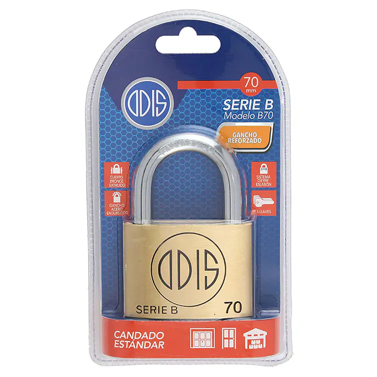 Candado Odis B70 / Blister 5