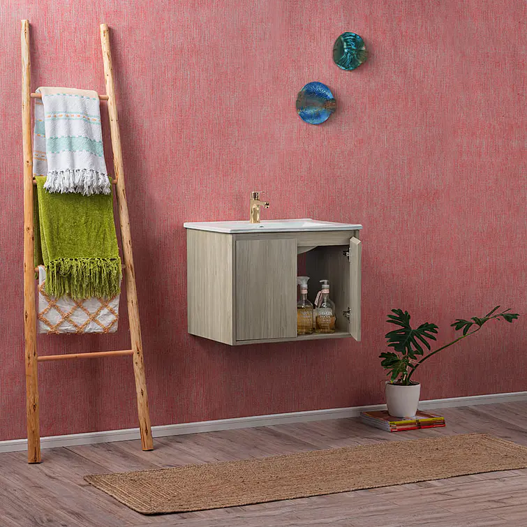 Kit Mueble Amelie Color Acacia 60X46 + Cubierta 5
