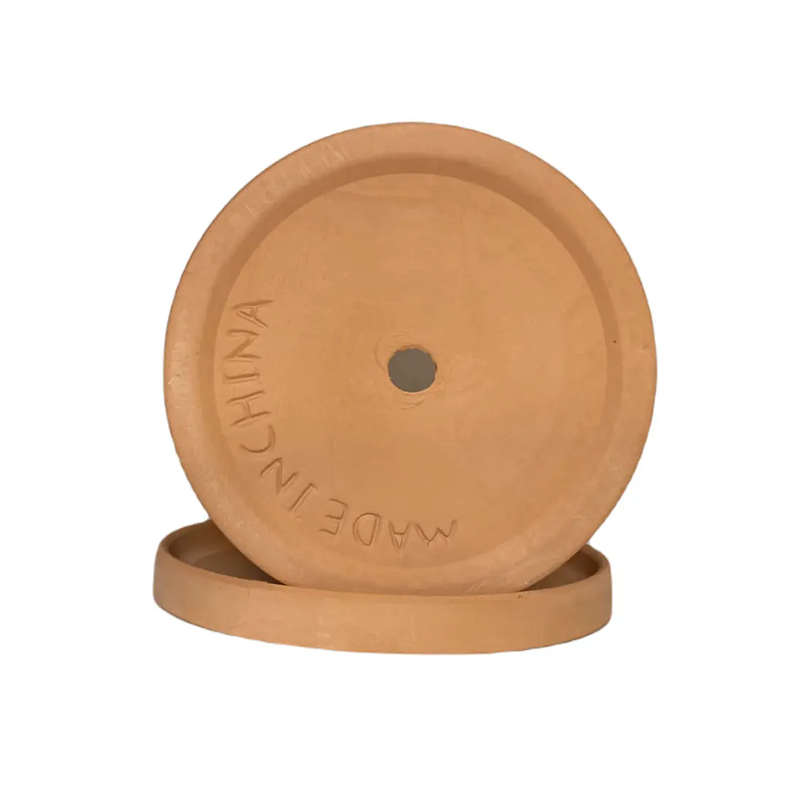 Macetero 18X18 Cilindro Terracota Con Plato 2