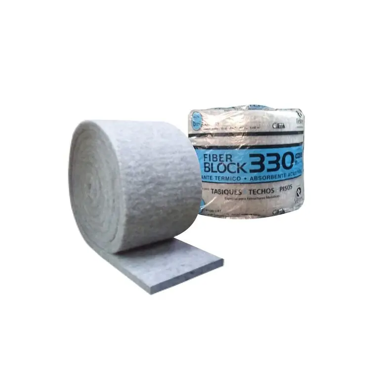 Aislante Fiber Block 330 0.60 X 10Mt. E=55 Rollo 1