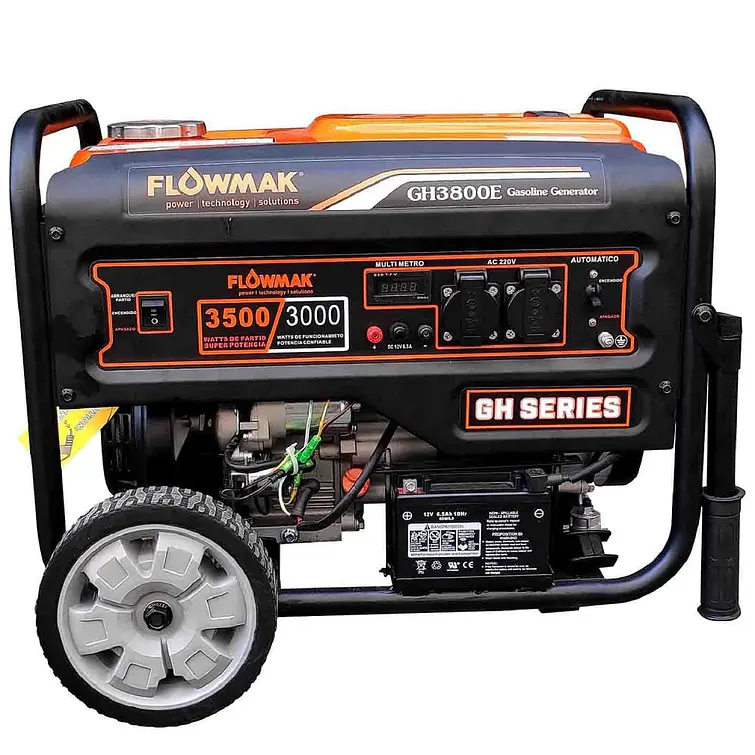 Generador Flowmak Gasoli Gh3800E 220V 3300W Pe 1